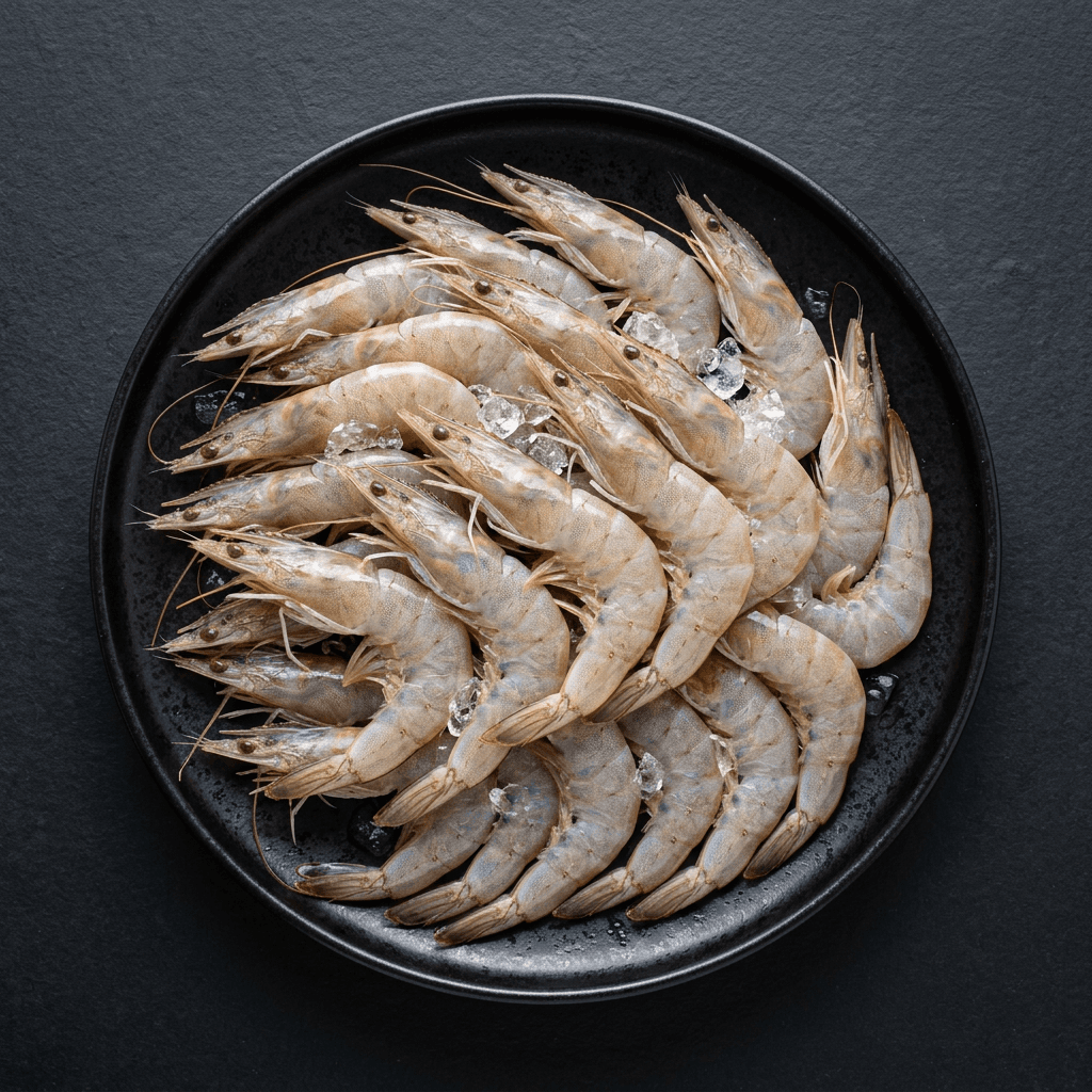 嚴選活凍草蝦